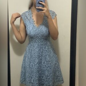 H&M blue dress